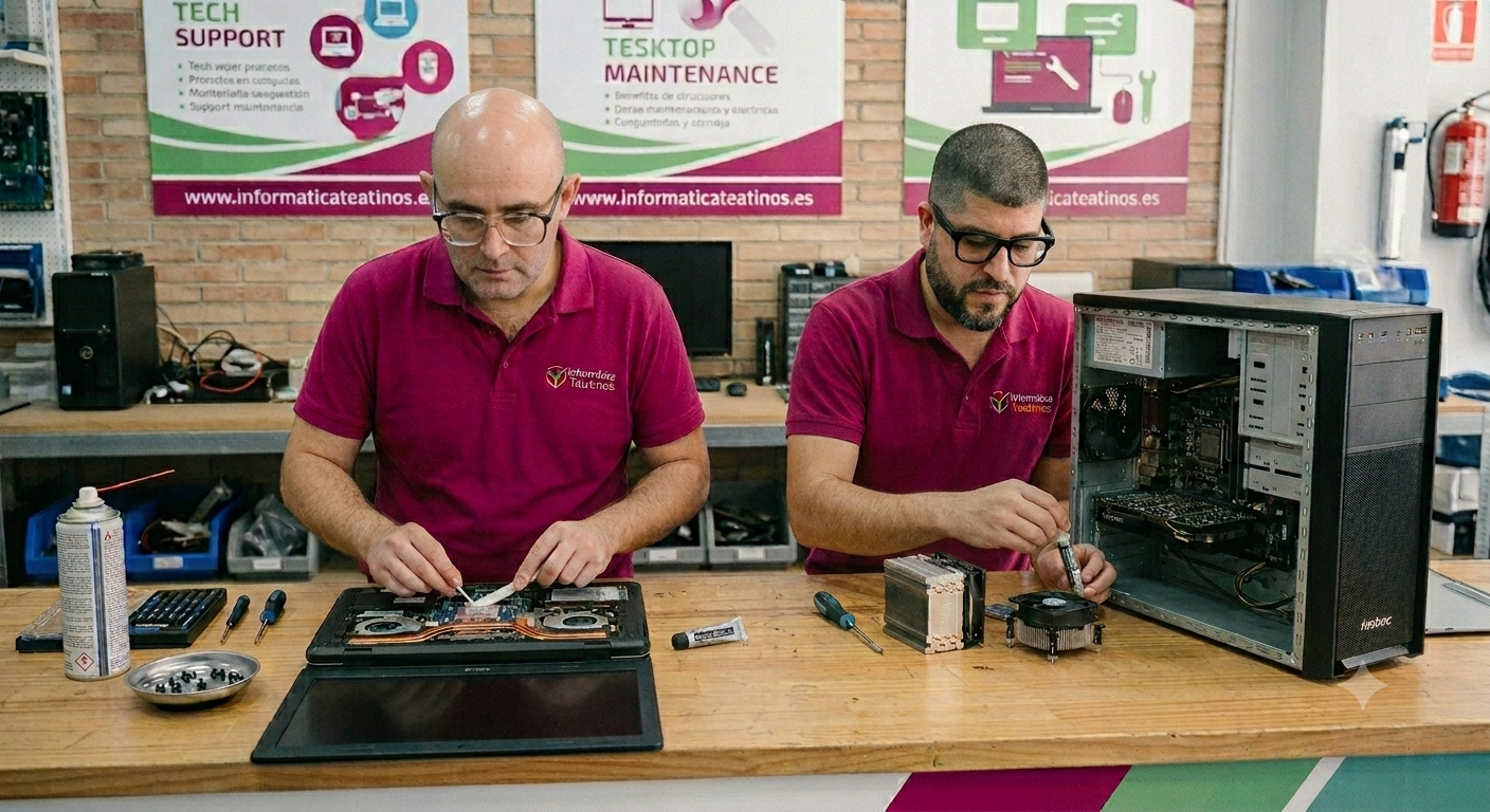 Equipo de técnicos profesionales en Málaga - MR Micro Teatinos